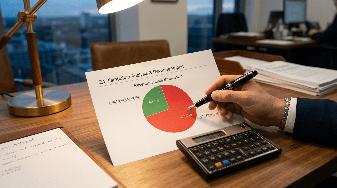 What OTA Dependency Actually Costs a 30-Room Boutique Hotel (The Math Nobody Shows You)