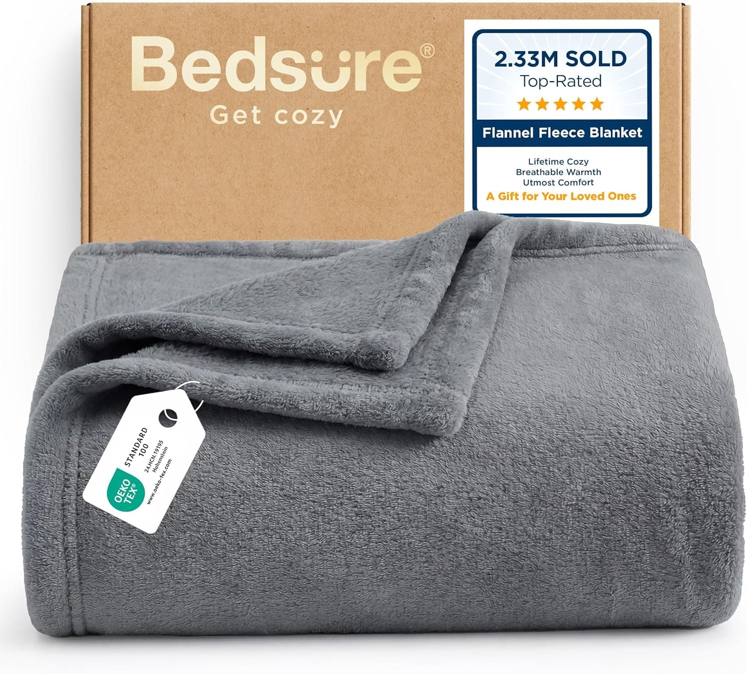 Bedsure Fleece Throw Blanket