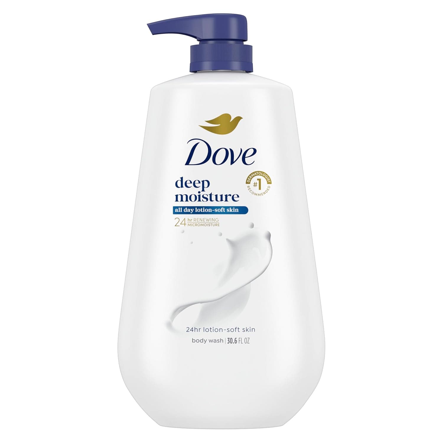 Dove Deep Moisture Body Wash, 30.6 oz Pump