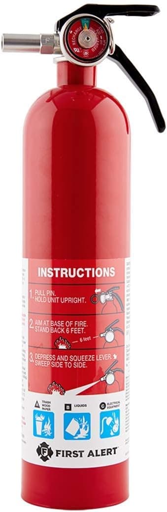 First Alert HOME1 Rechargeable Home Fire Extinguisher, ABC