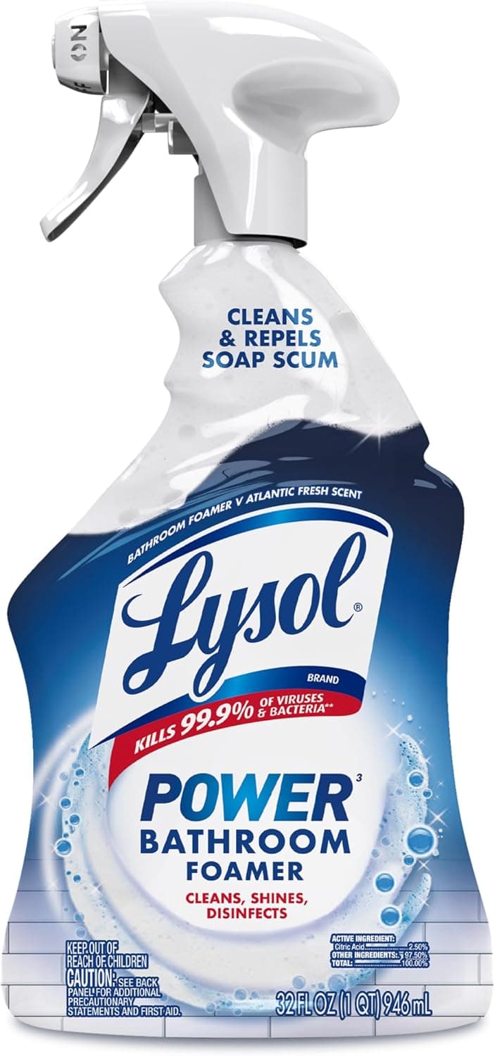 Lysol Power Foaming Bathroom Cleaner, 32 oz