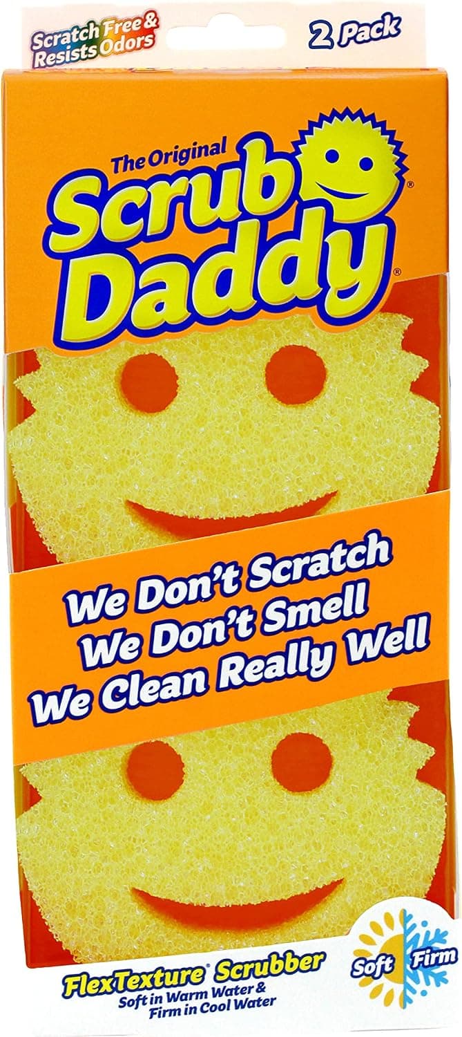 Scrub Daddy Original FlexTexture Scrubbers, Multi-Pack