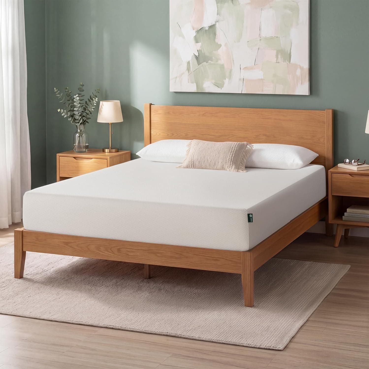 ZINUS 10 Inch Green Tea Memory Foam Mattress, Queen