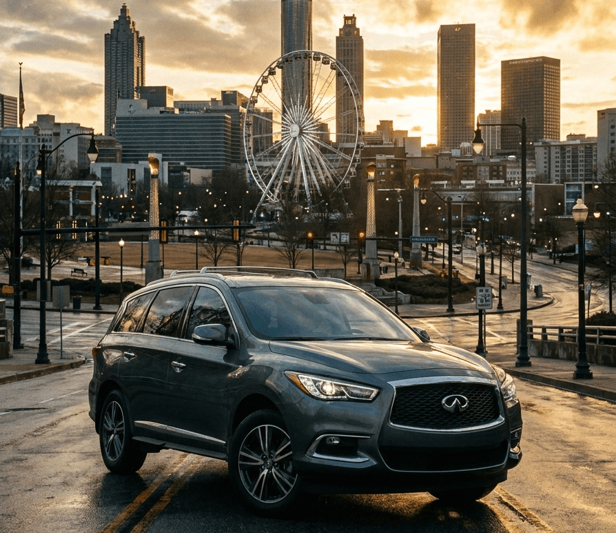Editorial fleet vehicle scene