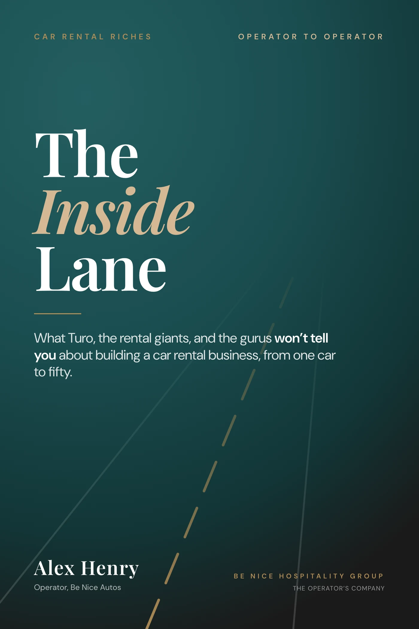 Cover of The Inside Lane by Alex Henry